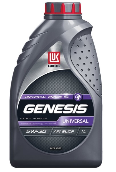Масло Лукойл GENESIS UNIVERSAL 5W30 SL/CF A5/B5 1л. на основе синтетических технологий