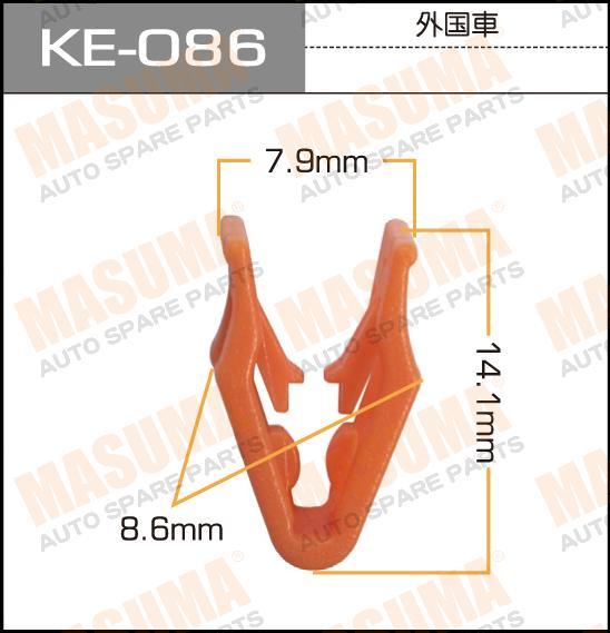Пистон (клипса крепежная пласт.) KE-086 Европа