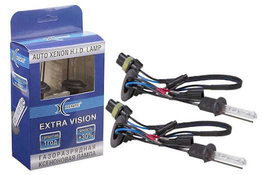 КСЕНОН лампа H3  4300К KET Extra Vision + 30%  XENITE, набор 2шт