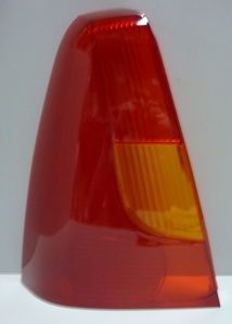 Рассеиватель фонаря Renault Logan 08-10 задн. лев. желтый повторитель