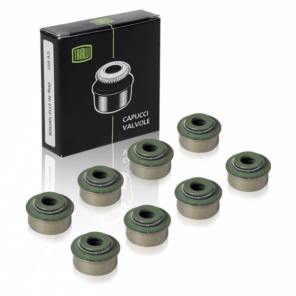 Колпачки маслосъемные Nexia, Espero, Lanos, Leganza, Nubira SOHC (8шт)