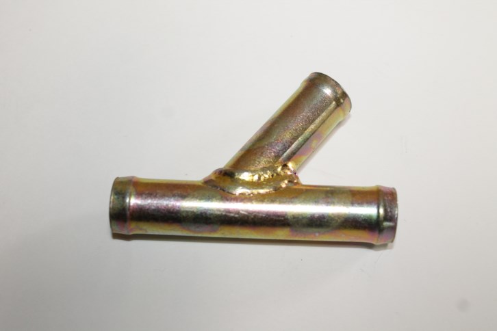 Тройник печки Г-3302 /метал/ d 16мм. угол 45С