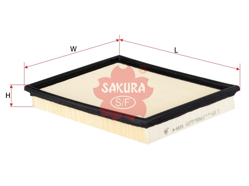 Фильтр воздушный Opel Astra Н 04--, Astra G 1.2 98--, Zafira 1.6/1.8