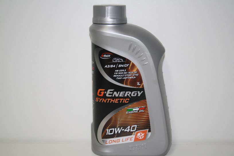 Масло моторное G-Energy  Synthetic Long Life 10W-40 1л.