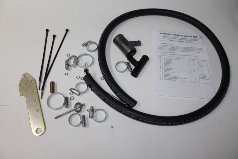 Установочный(монтажный) комплект подогревателя Северс-М Opel Astra 2013 г.в., дв. A16XER (1,6 л), МКПП/  Северс-М  (1,0;