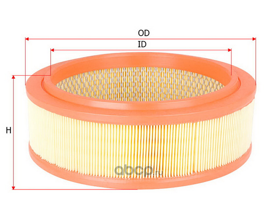 Фильтр воздушный Renault Logan V=1400, V=1600 8клап. до 2012 г.в.