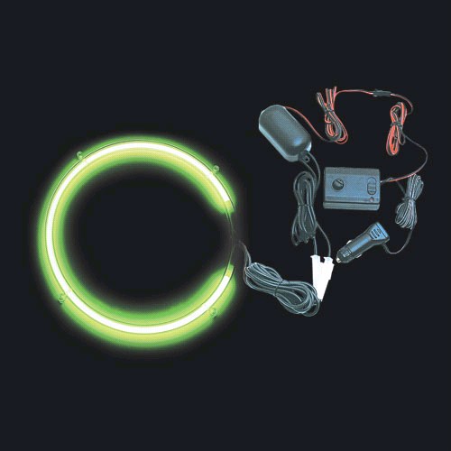 Подсветка MYSTERY  MNR-10.G звуко-чувствительное кольцо 25см. зеленая