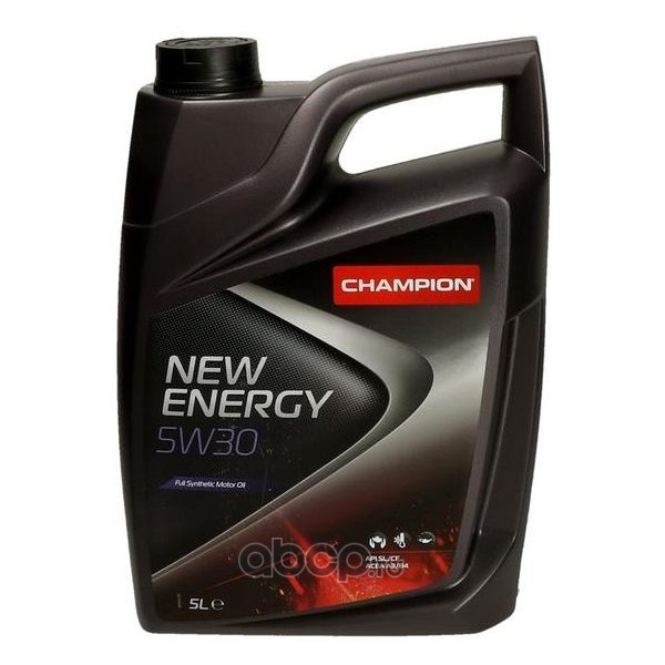 Масло моторное CHAMPION NEW ENERGY 5W30 A3/B4-12, SL/CF 4л. синт.