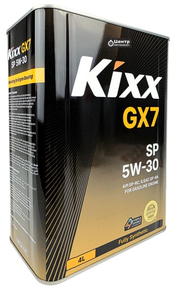 Масло моторное Kixx GX7 5W30 API SP 4л. синт.