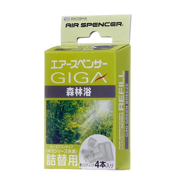 Сменный элемент для ароматизатора на дефлектор Eikosha GIGA CLIP GREEN BREEZE (Жасмин-Ландыш)