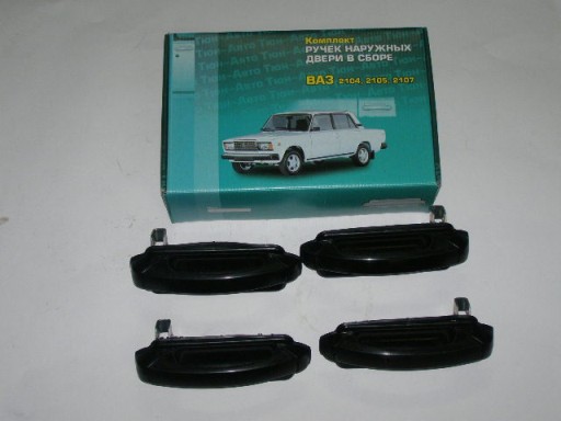 Ручка двери 2105-2107 ЕВРО /некрашен/ 4 шт