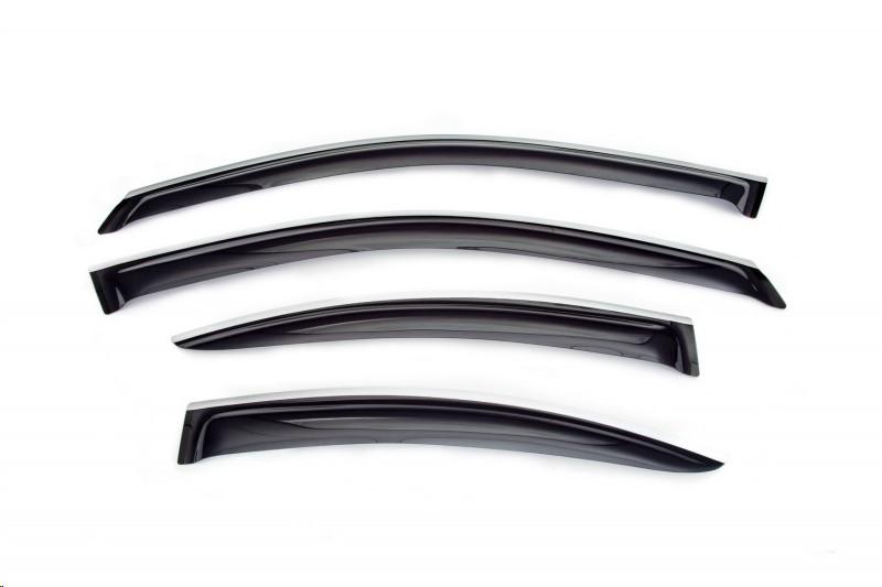 Дефлекторы дверей (ветровики) Kia Rio X-Line хетчбэк
