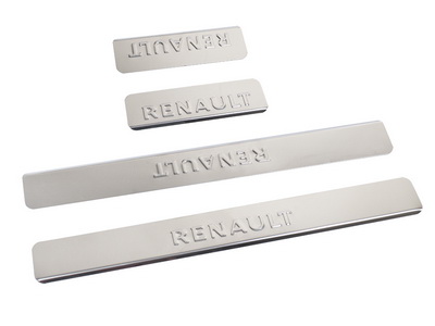 Накладки порогов Renault Duster 14-- из 4шт нерж.