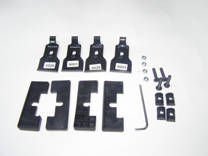 Компл. адаптеров для авто с гладкой крышей Daewoo Matiz M150 2000-2015г. (реком.перекладина 110см)