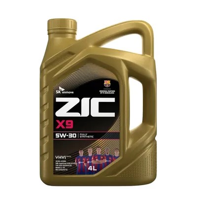 Масло моторное Zic Х9 5W30 4л. синтетика