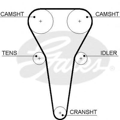 Ремень ГРМ Kia Spectra 1.6 16кл. Rio 1.5 ИЖ /137STS22/