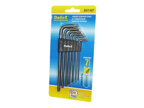 Набор ключей TORX 7 предметов (Т10-Т40)