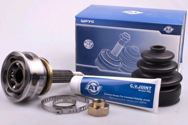 ШРУС ЗАЗ 1102, Sens 1.3 00--, Chance 09-, Tavria наружный (чехол, хомуты, стопор. кольцо, смазка)