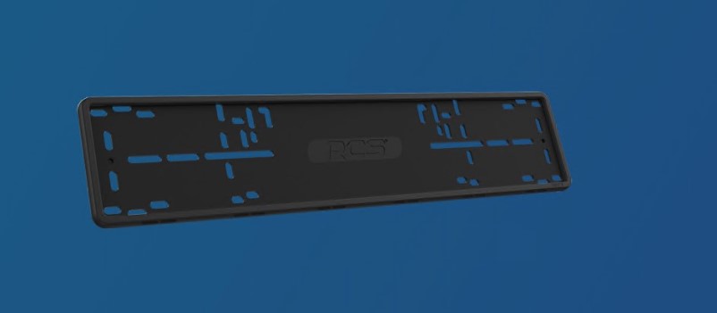Рамка под номер RCS силикон черная 1шт.