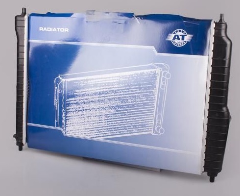 Радиатор охлаждения Chevrolet Aveo 05-- 1.2/1.4 A/T с кондиционером  (AT)