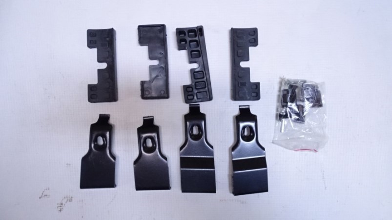 Компл. адаптеров для авто с гладкой крышей Mitsubishi L200 IV поколение (2007-2014г.) (реком.перекладина 125см)