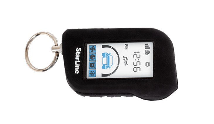 Чехол брелка сигнализации StarLine A63/A93 силиконовый черный