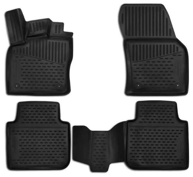 Ковры салона Skoda Kodiaq 2017-), 4 шт. 3D