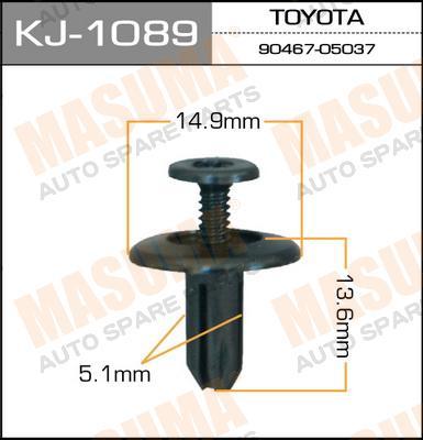 Пистон (клипса крепежная пласт.) KJ-1089