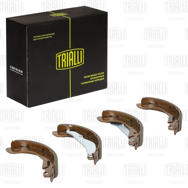 Колодки тормозные Aveo, Spark 10--, Cobalt 13--, Ravon R4 задние барабанные 200х36