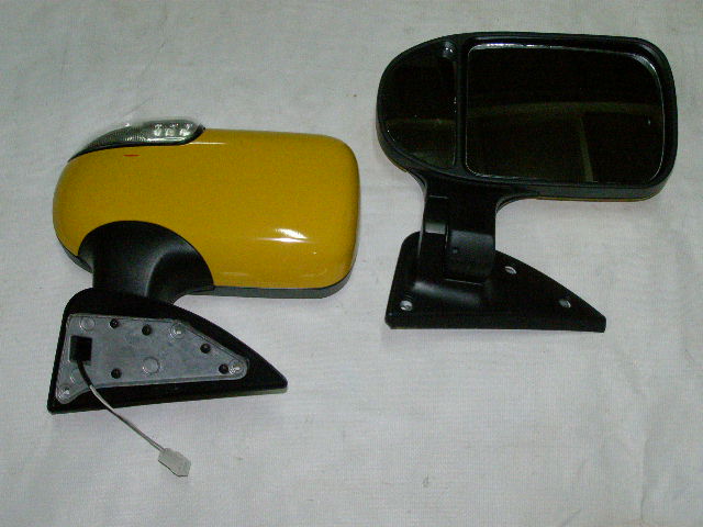 Зеркало Г-3302 н/о с поворотником желтое к-т