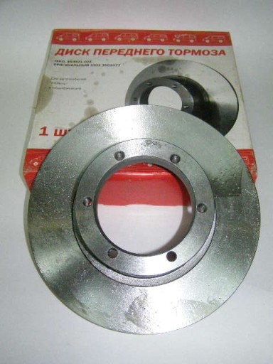 Диск тормозной передний Г-3302 нового образца /d=104мм./ Торнадо