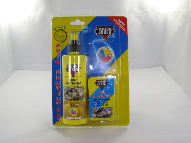 Полироль пластика JK с губкой лимон спрей 250мл.