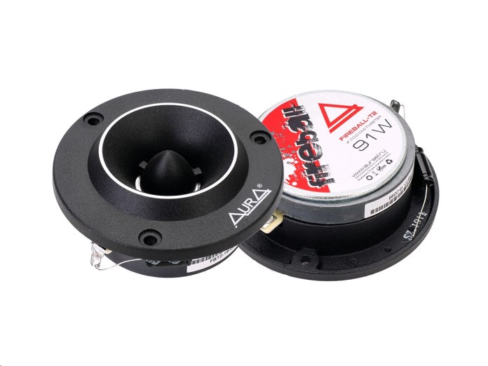 Динамики Fireball-T2 4  (10 см) ВЧ-драйвер, 4 Ом, 3000Hz-20kHz, 100дБ, 51/91 Вт из 2шт