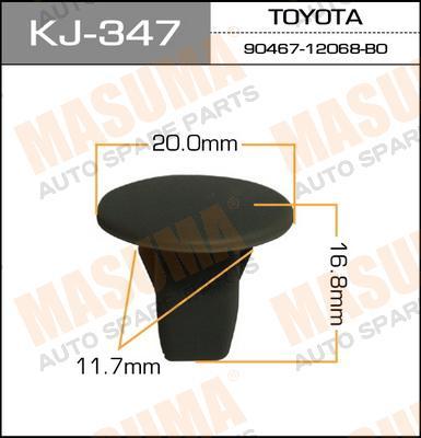 Пистон (клипса крепежная пласт.) KJ-347