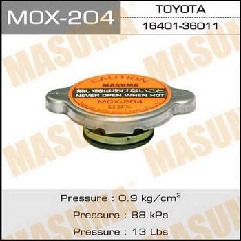 Крышка радиатора Toyota 0,9kg/cm2