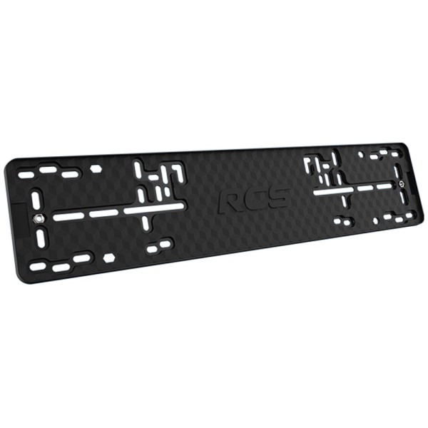 Рамка под номер RCS-Light пластик черная 1шт