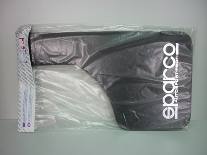 Брызговики универсальные SPARCO малые черные (к-т из 4 шт.)