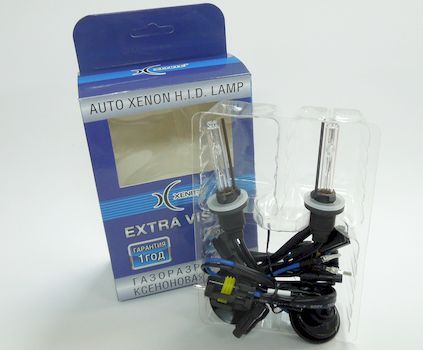 КСЕНОН лампа H27 (88) 4300К KET Extra Vision + 30% Гарантия 1 год набор 2шт, XENITE