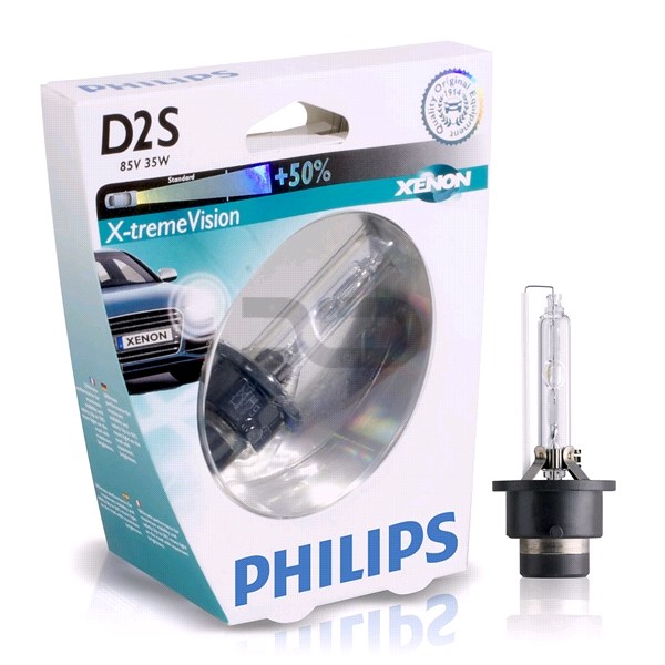 КСЕНОН лампа D2S X-TREME VISION 4800K (белый свет) +50% 85V-35W
