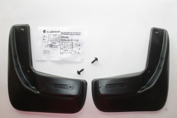 Брызговик Skoda Octavia А7 III перед. с 2013 г. полиуретан (2 шт)