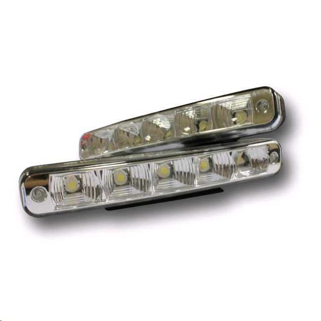 Фары дополнительные дневного света светодиодные DRL-507 ярко-белые (ходовые огни)