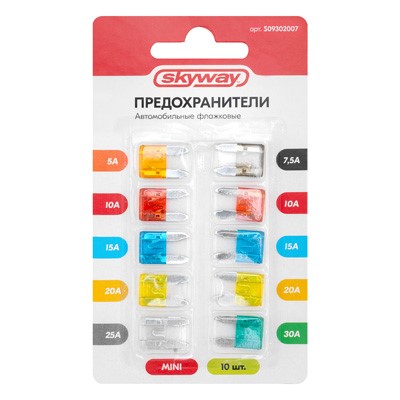 Предохранители набор MINI 5-30А /10 шт/